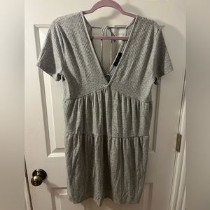 Women’s grey t-shirt dress